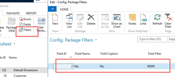 Configuration Package Filters