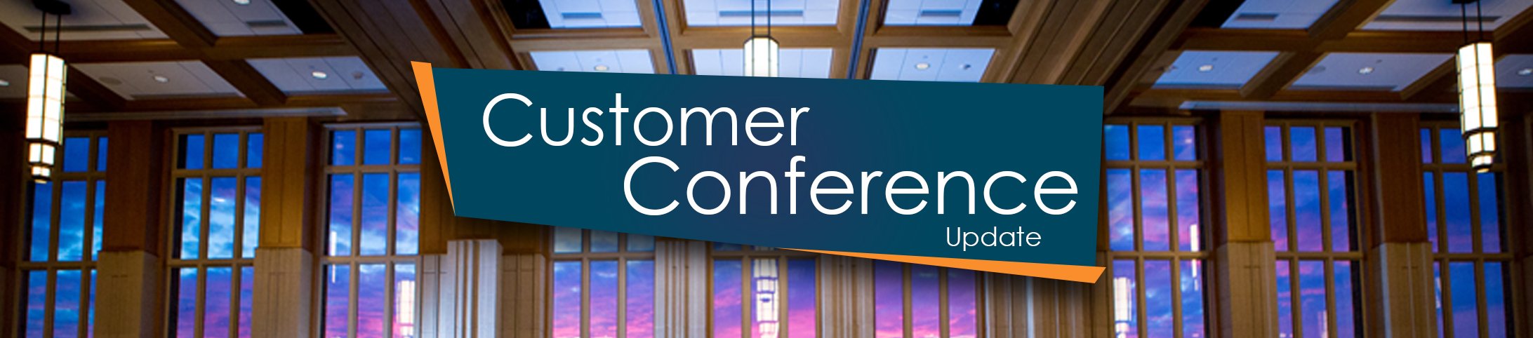 Customer Conference 2021 Website Header