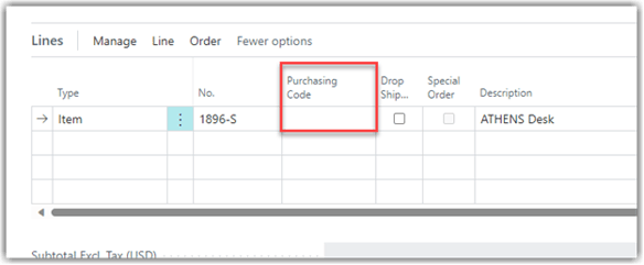 Business Central Drop Shipping Setup