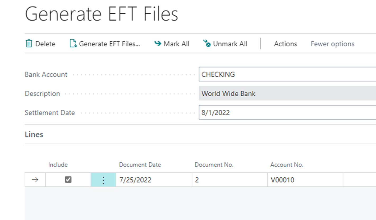How To Set Up and Use EFT/ACH in Business Central
