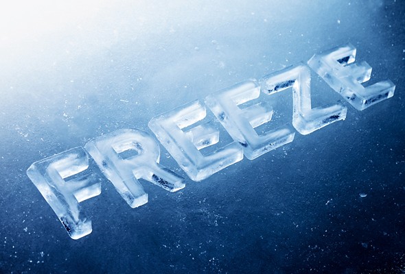 how to freeze text in ms word