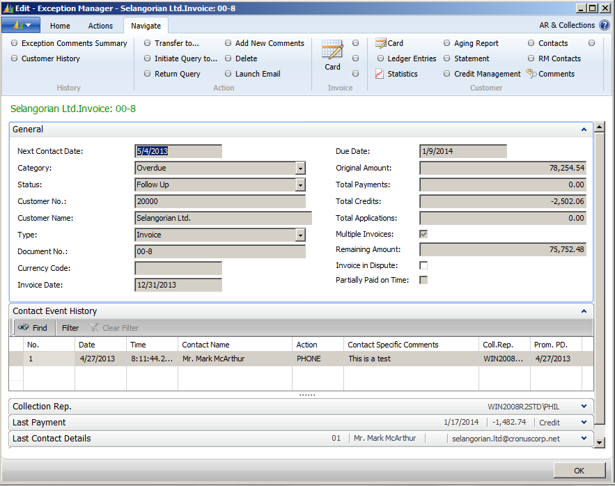 AR & Collections Manager Addon for Microsoft Dynamics NAV 3.jpg