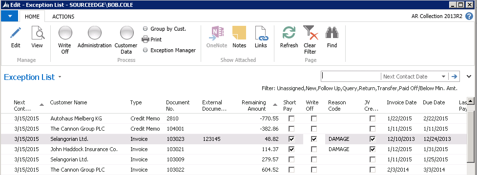 AR & Collections Manager Addon for Microsoft Dynamics NAV 5