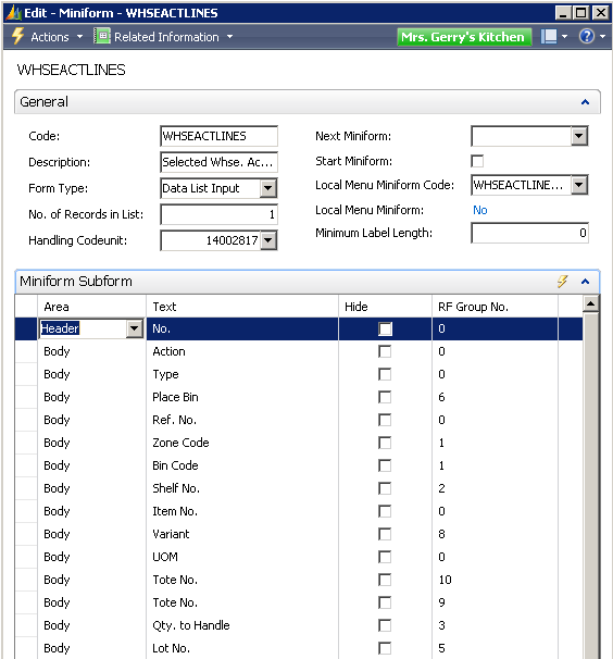 Automated Data Capture System Setup in Dynamics NAV 8