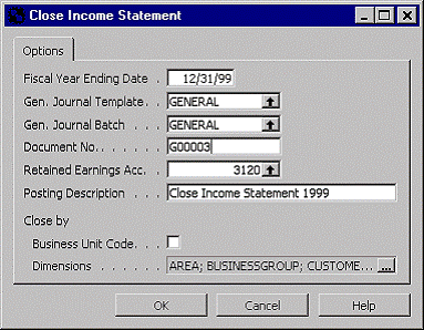 How to Close the Year in Microsoft Dynamics NAV 4