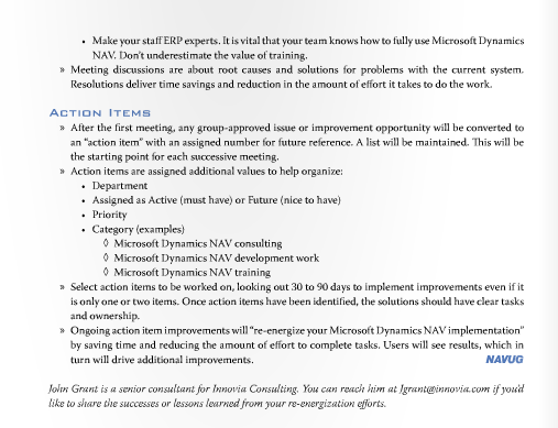 How to Re-Energize Your Microsoft Dynamics NAV Implementation 3
