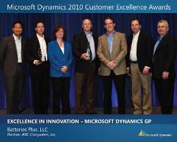 Microsoft Dynamics 2010 Customer Excellence Award