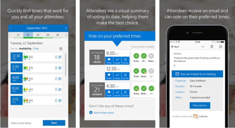 Scheduling Meetings Faster with FindTime