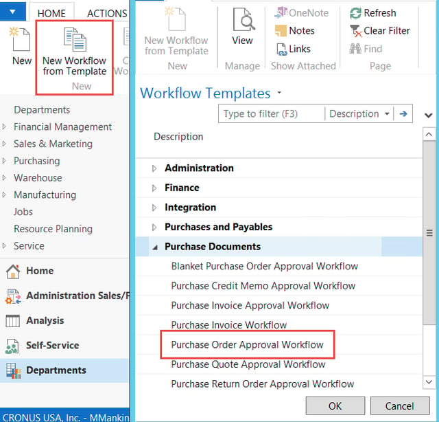 NAV Workflow User Groups