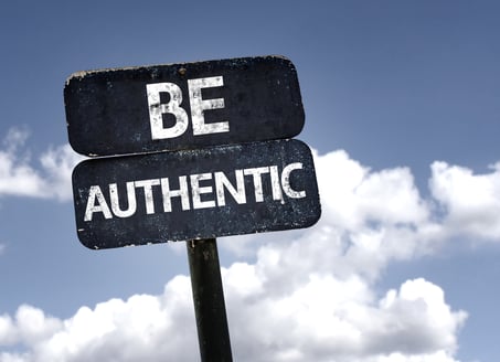 Be Authentic sign