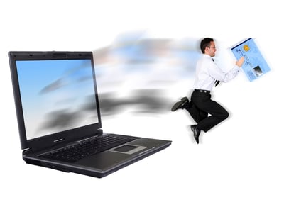 Businessman stealing card