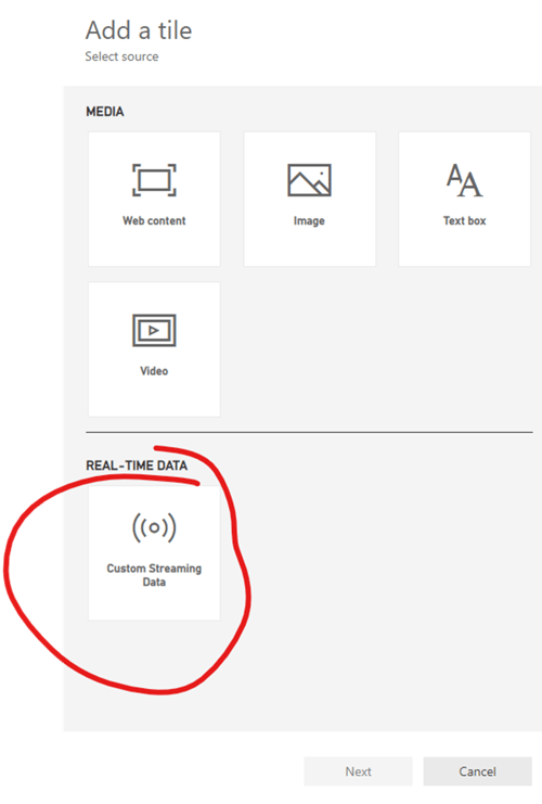 StreamDataInDashboard