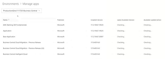 manage apps screen