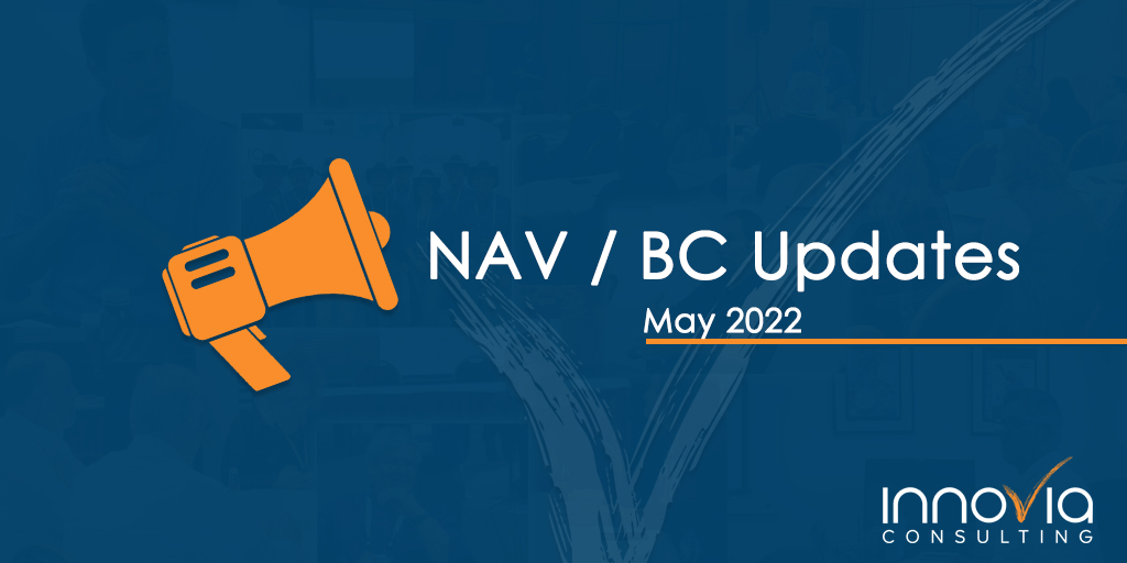 May 2022 Cumulative Updates for Business Central and Dynamics NAV