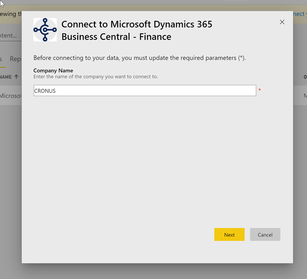 Business Central Power BI Integration